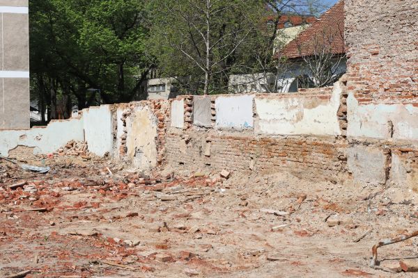 Brick Wall Demolition in Salem