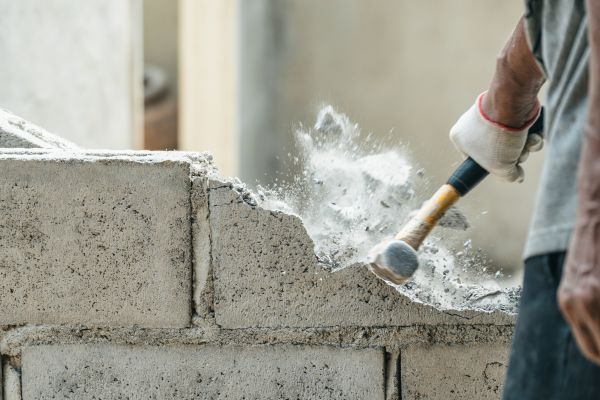 Block Wall Demolition in Salem